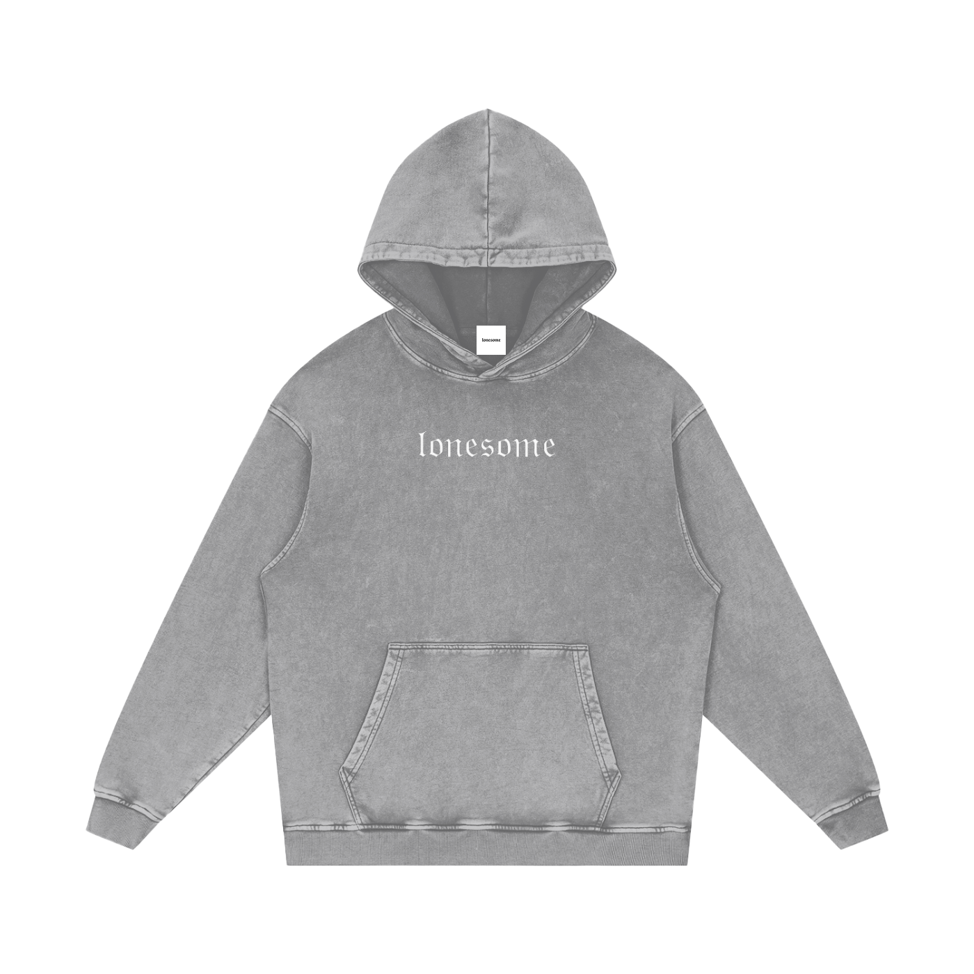 LONESOME SPINE HOODIE (OVERSIZED)