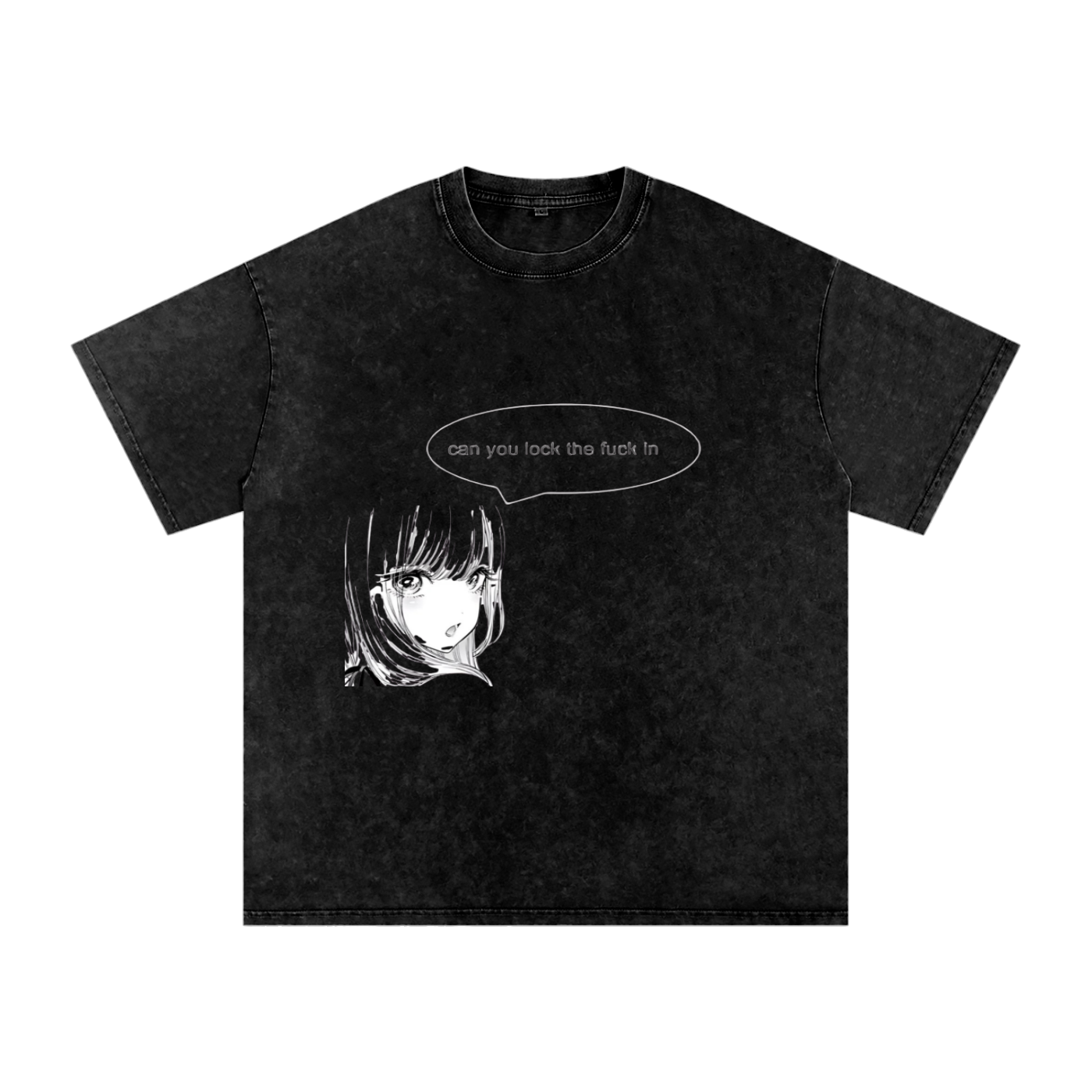 Can you lock the fuck in oversized shirt