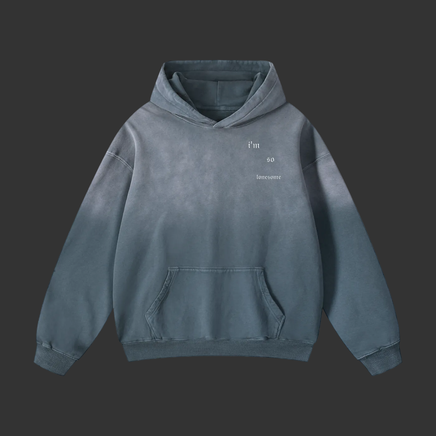 i'm so lonesome oversized hoodie