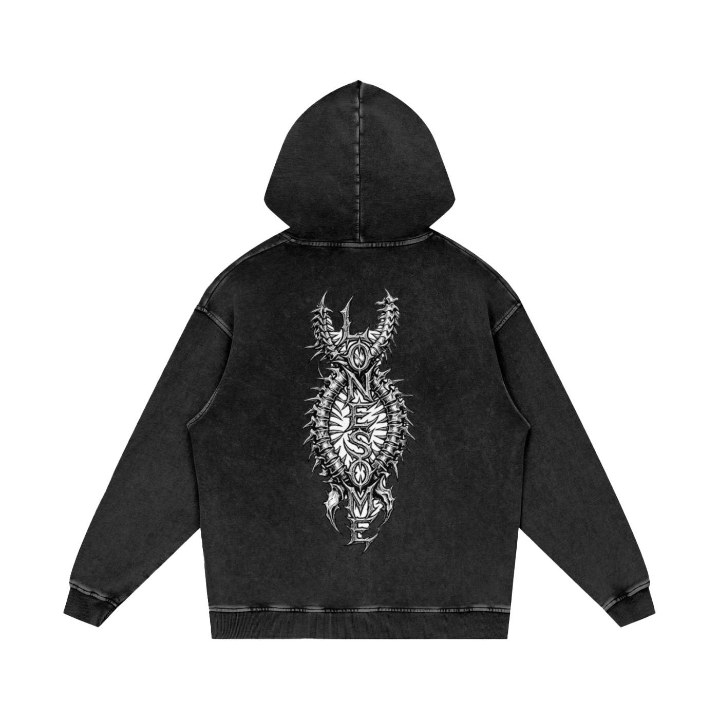 LONESOME SPINE HOODIE (OVERSIZED)