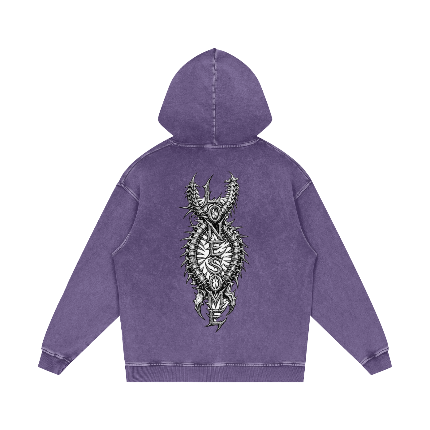 LONESOME SPINE HOODIE (OVERSIZED)