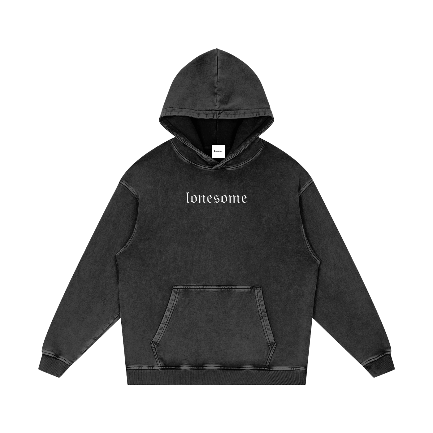 LONESOME SPINE HOODIE (OVERSIZED)