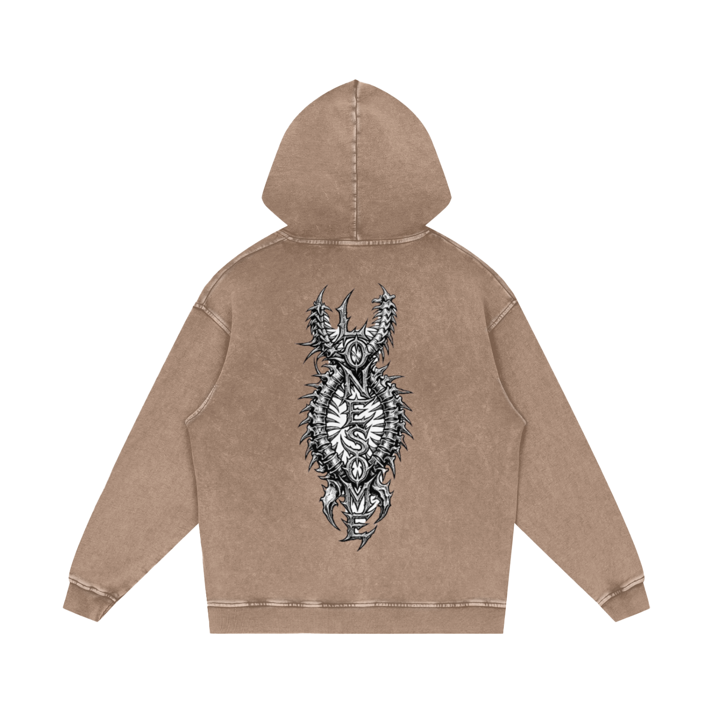 LONESOME SPINE HOODIE (OVERSIZED)
