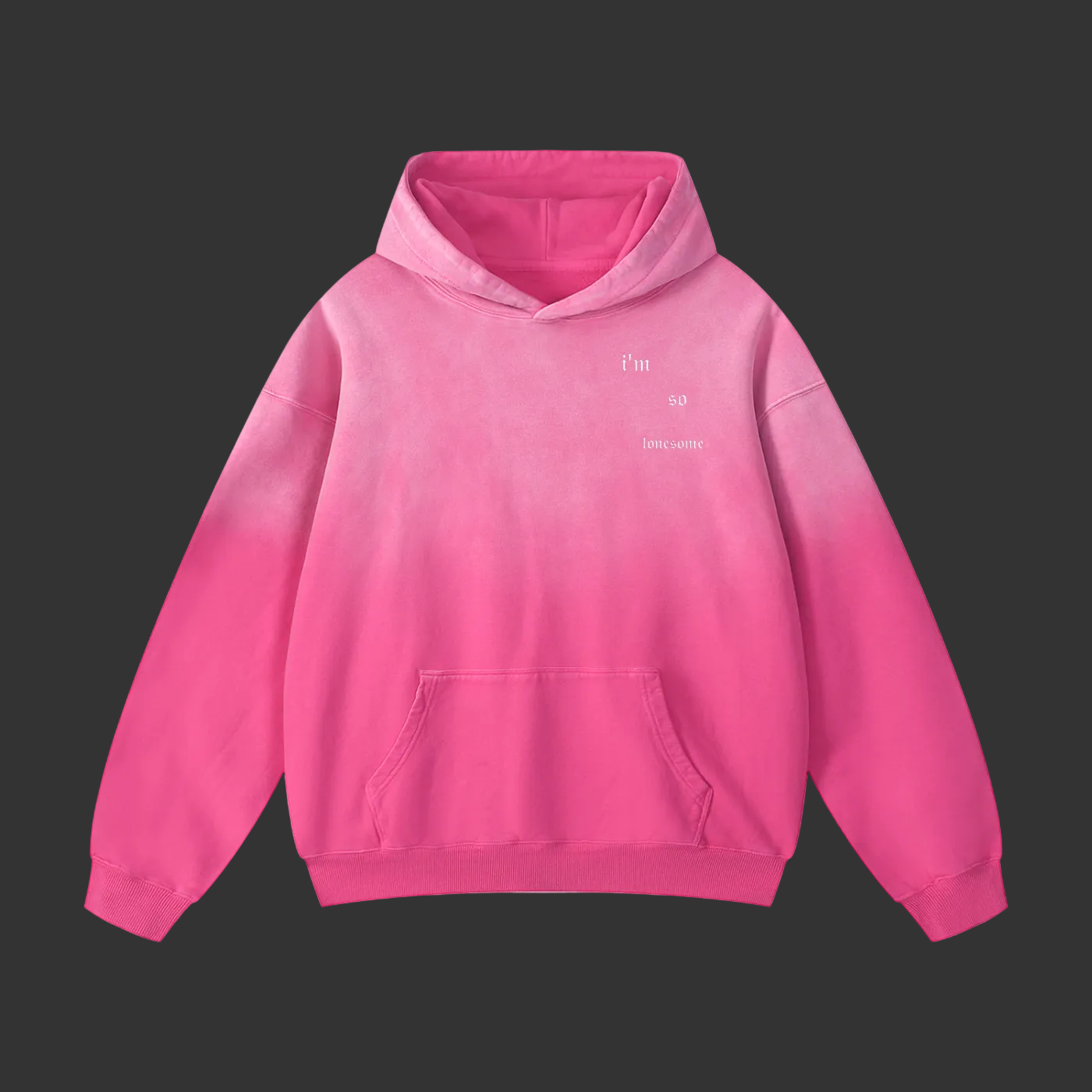 i'm so lonesome oversized hoodie