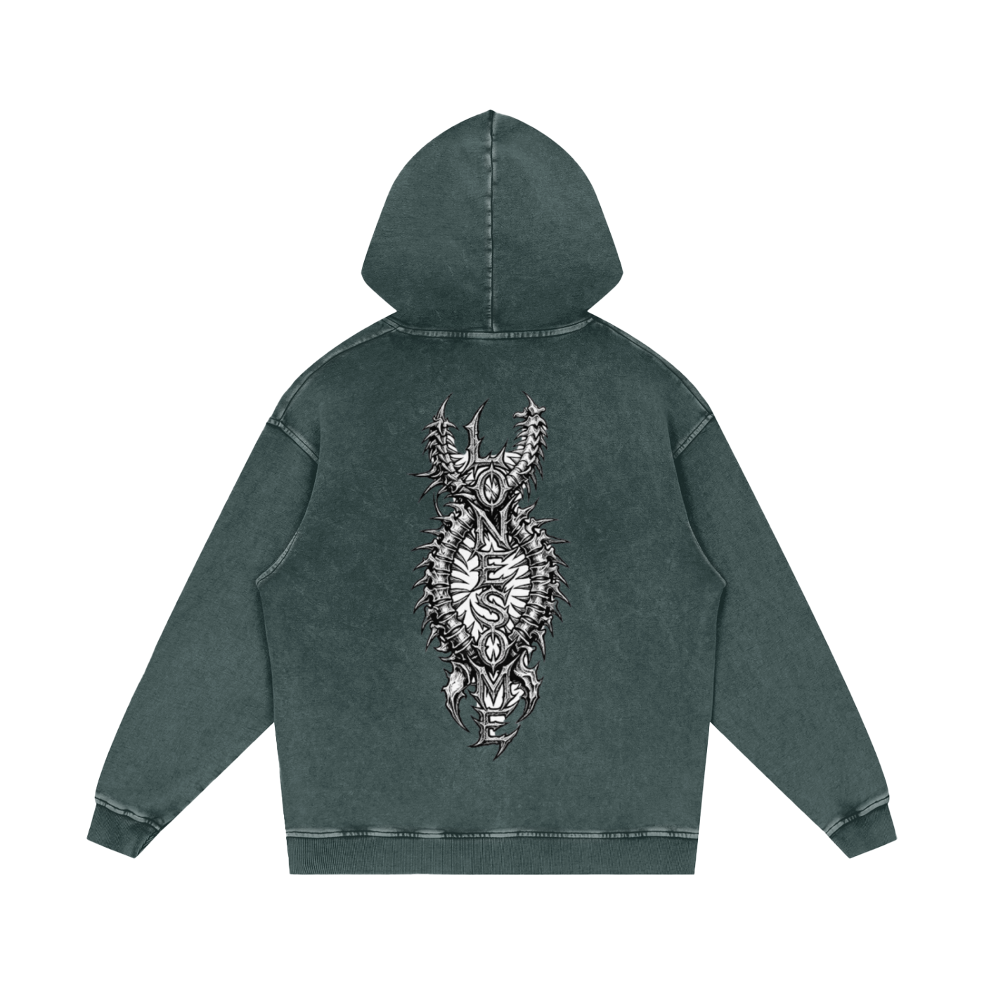 LONESOME SPINE HOODIE (OVERSIZED)