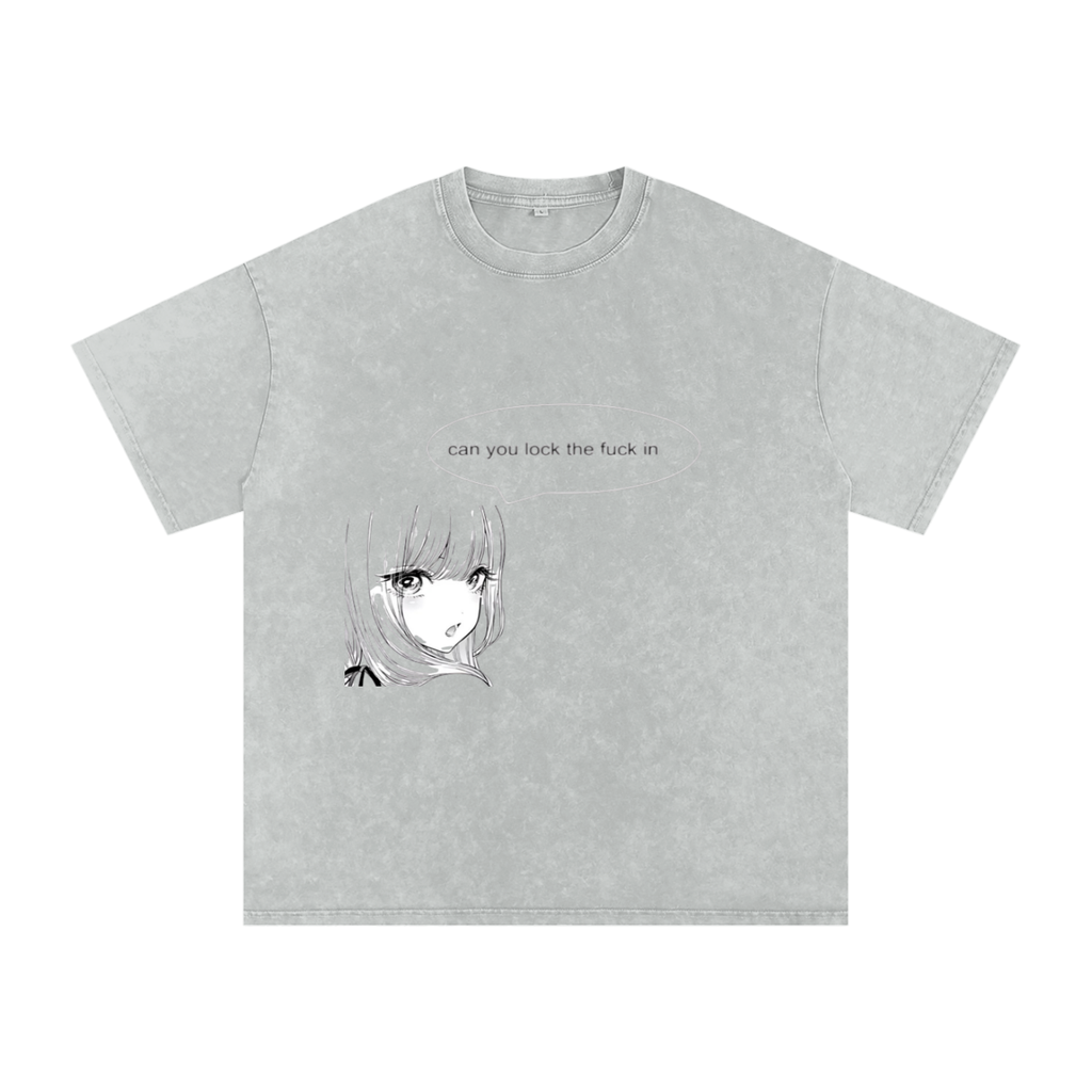 Can you lock the fuck in oversized shirt