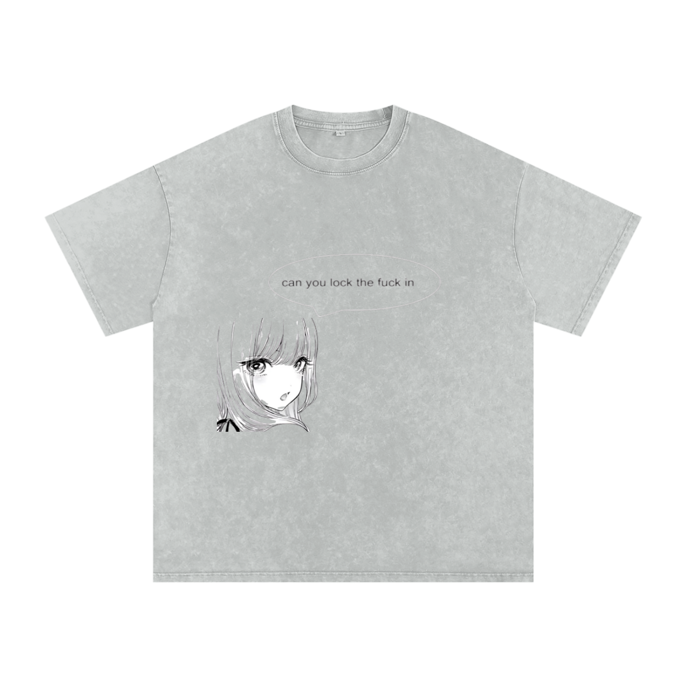 Can you lock the fuck in oversized shirt