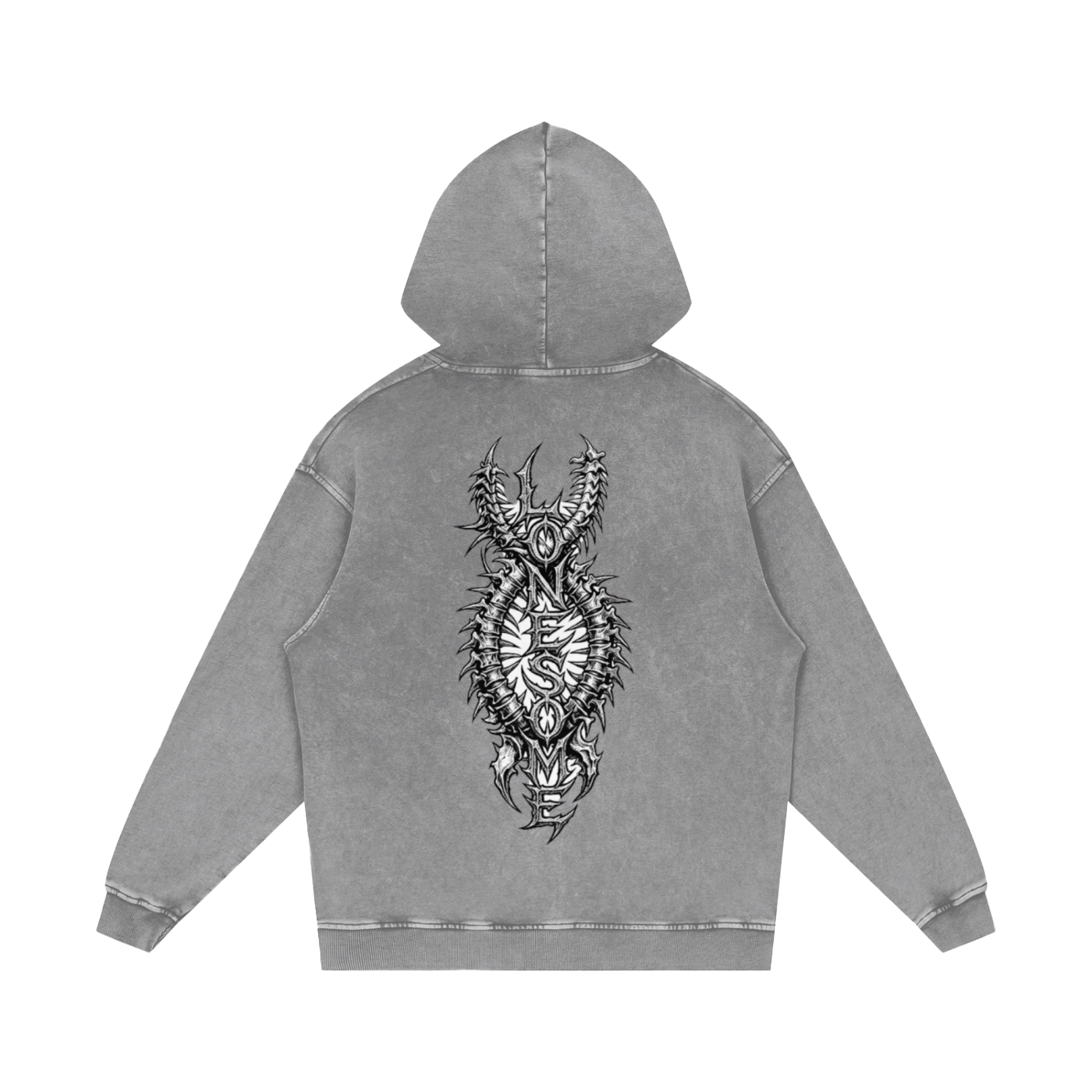 LONESOME SPINE HOODIE (OVERSIZED)