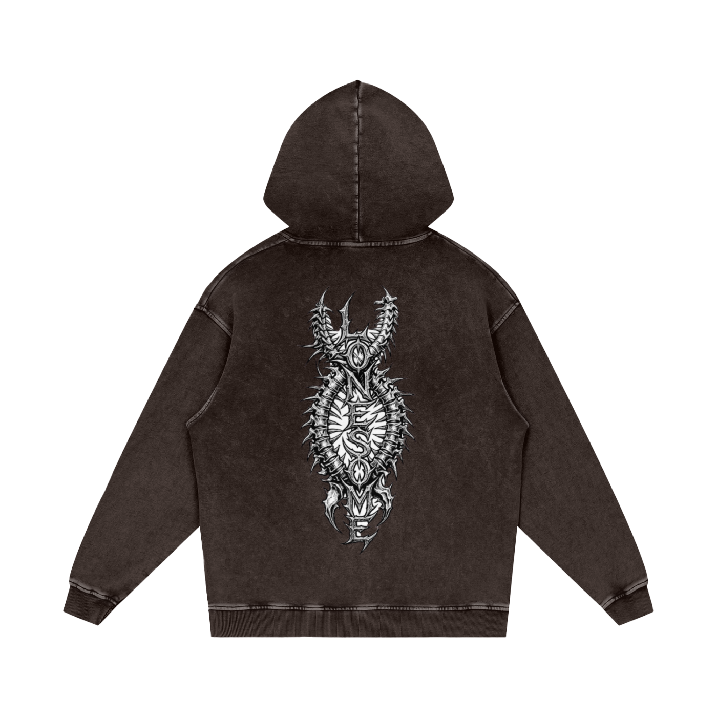 LONESOME SPINE HOODIE (OVERSIZED)