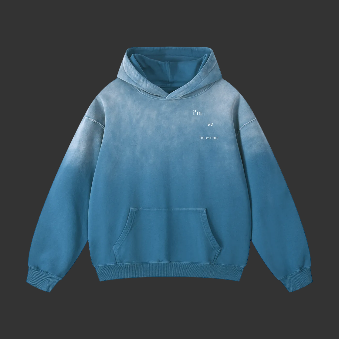i'm so lonesome oversized hoodie